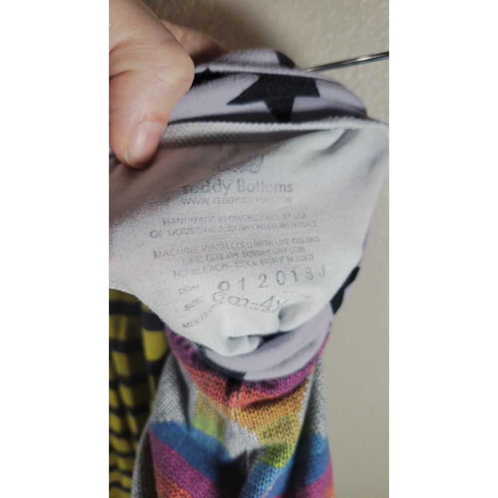 Ham Bone / Teddy Bottoms Kids Leggings Bundle Size 6m–4T Handmade USA - Picture 4 of 9